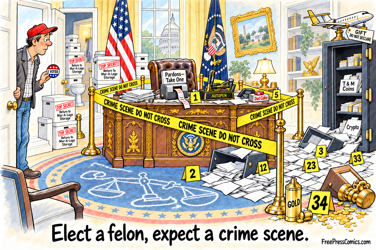 Expect A Crime Scene