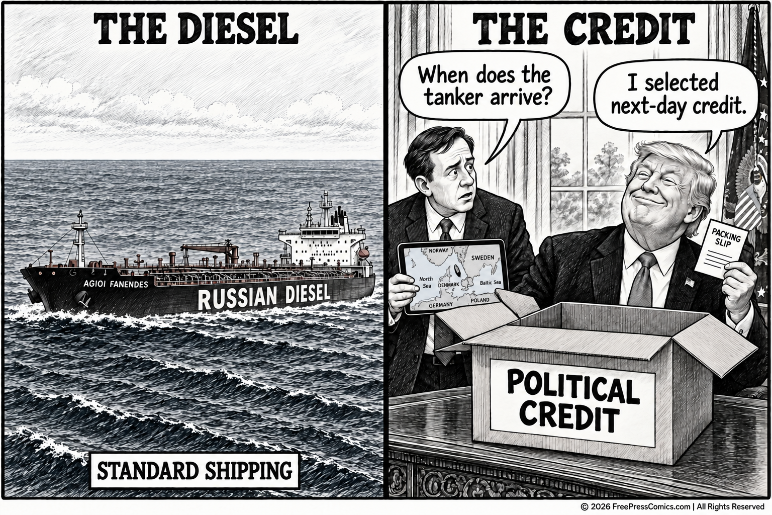 Next-Day Credit – Free Press Comics